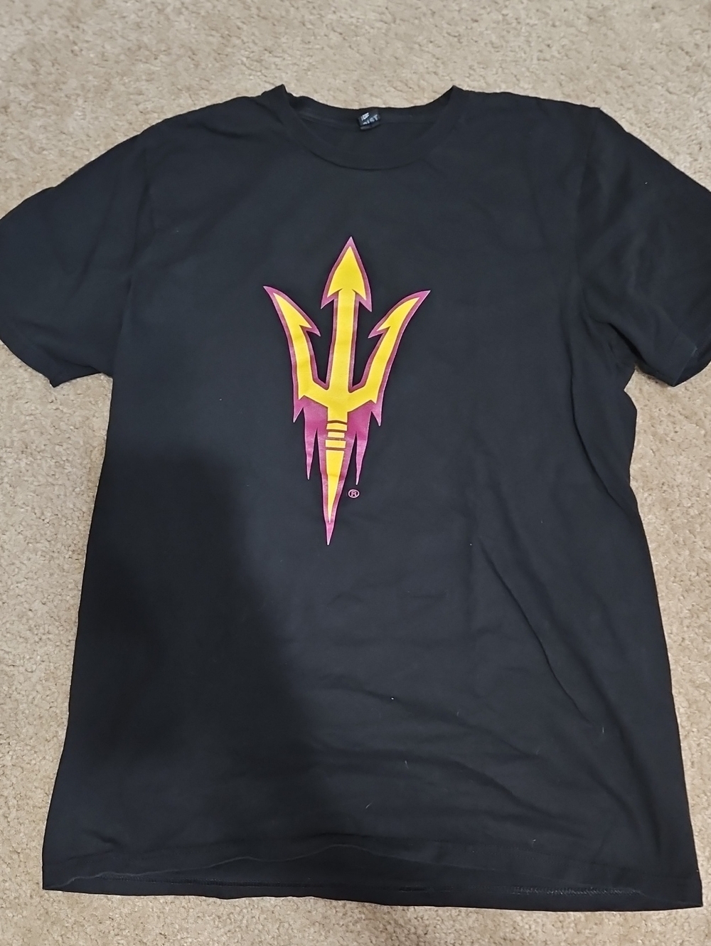 ASU Logo Shirt. Coors Logo On Back.